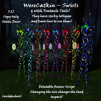 Second Life Marketplace - {archduchess} WereCatkins Swirls